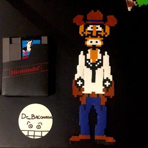 Wild gunman perler art